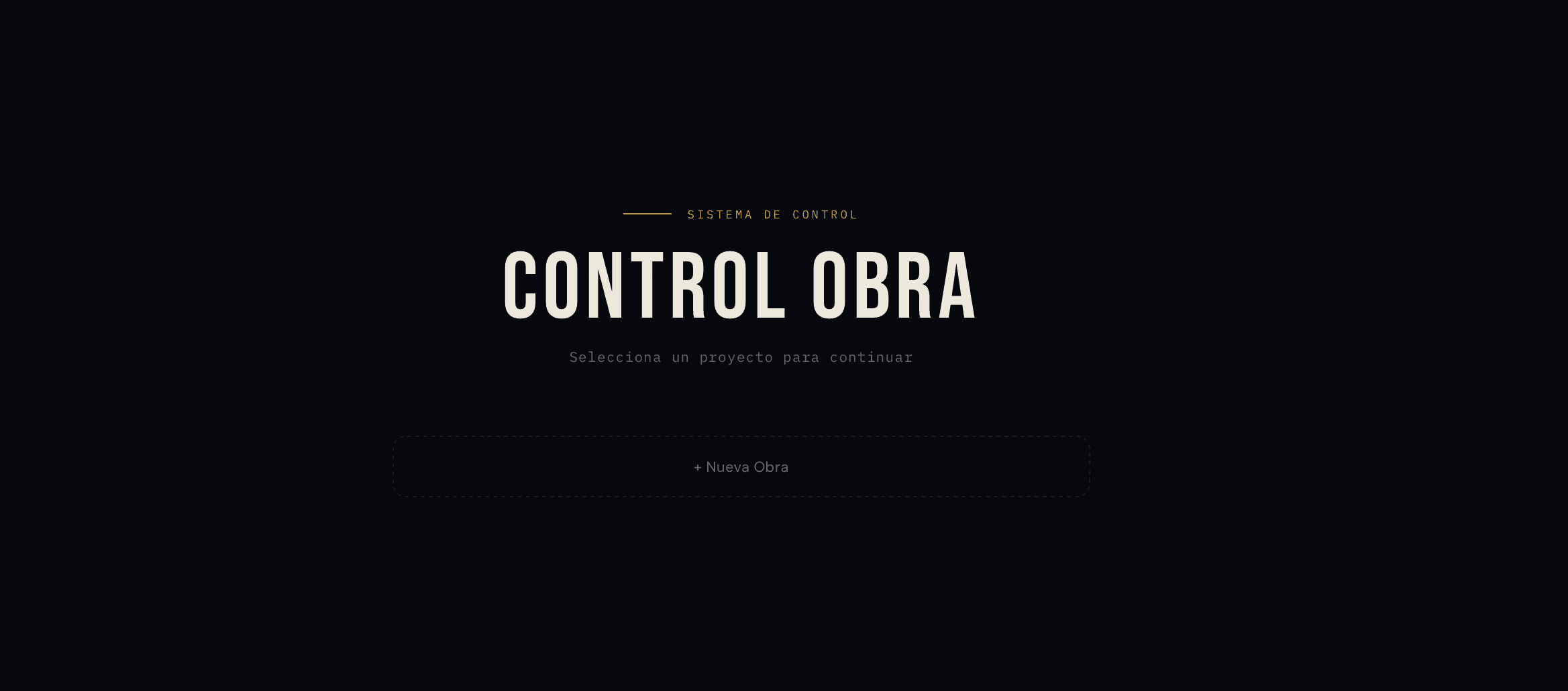 App de control de obra con seguimiento de presupuesto y avance en terreno